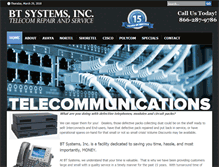 Tablet Screenshot of btsystemsnc.com